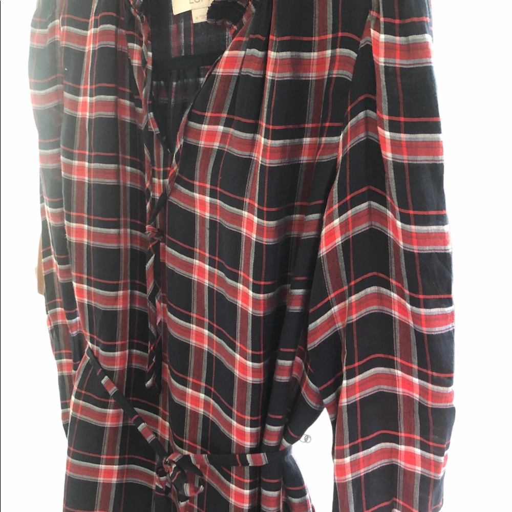 Loft Plaid Dress